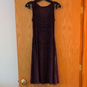 Elhoffer Designs Plum Velvet Dress XS